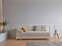 Folding sofa SIGMUND DRIP with wooden base - 2