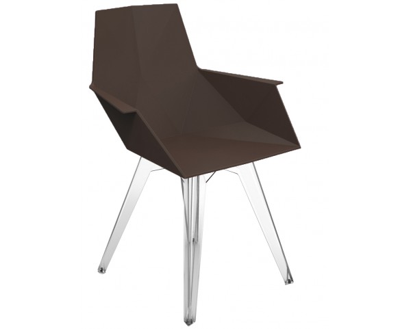 FAZ chair with arms - bronze