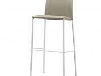 Barová židle SILVY, kožené čalounění - 2