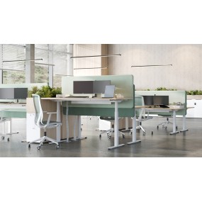 Electrically adjustable table Q-ACTIVE 160x70 cm