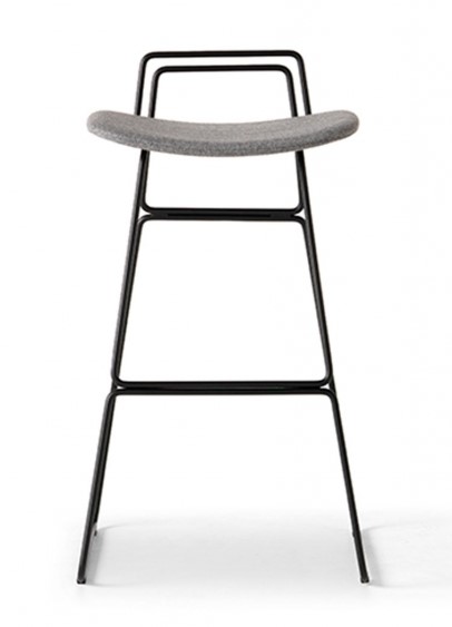Levně SITIA - Barová židle SKETCH s opěrákem