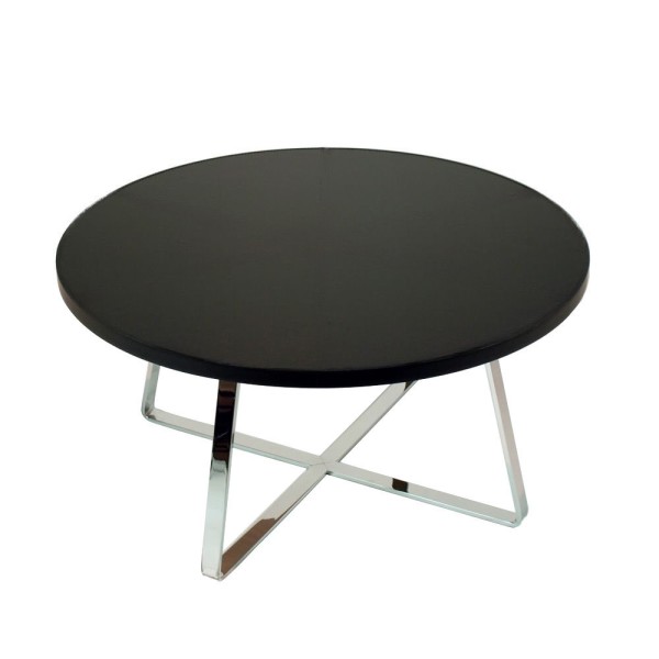 White DJ coffee table with round top - SALE
