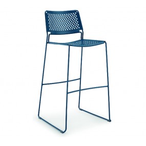 All-metal bar stool SLIM
