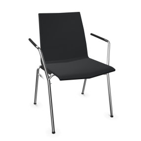 Židle UPDATE 6355 - s područkami čalouněná
