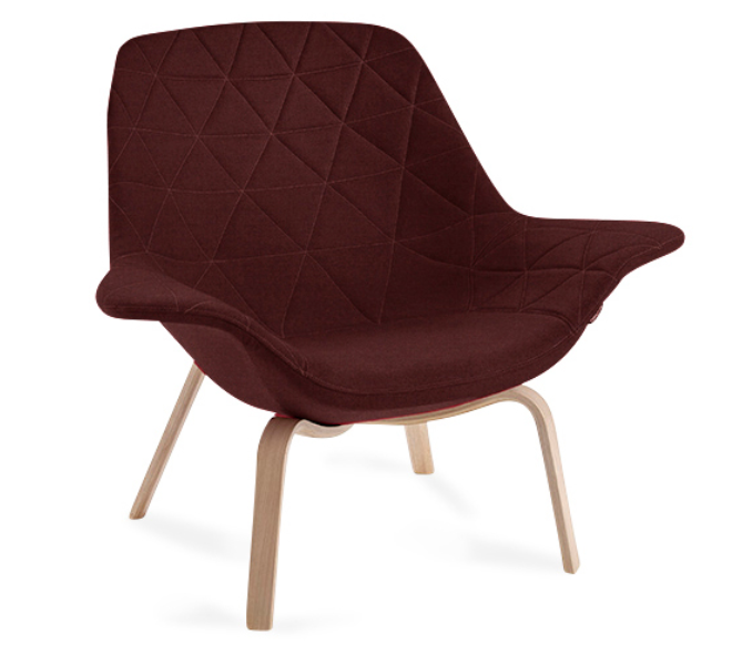 OFFECCT - Křeslo OYSTER LOW WOOD