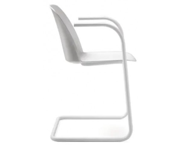 Židle DEEP PLASTIC s područky a konzolovou podnoží