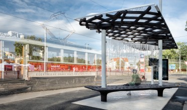 Tramvajová zastávka Výstaviště: Architektura pomocí 3D tisku