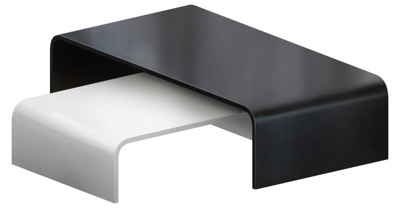 Levně ZEUS - Konferenční stůl SOLITAIRE 130 x 65 cm