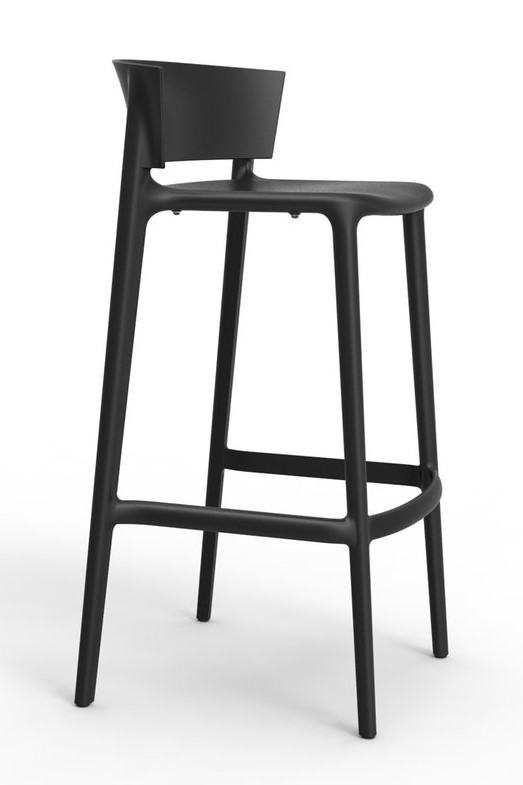 VONDOM - Barová židle AFRICA - černá