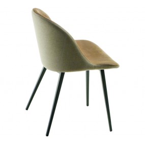 SONNY chair with metal base