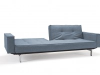 Folding sofa SPLITBACK CHROME with armrests - 3