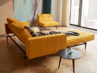 Folding sofa SPLITBACK STYLETTO orange - 2