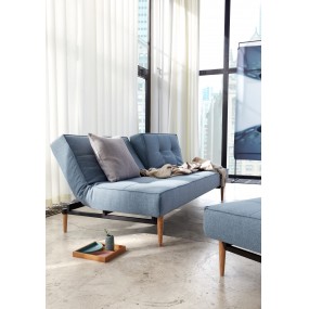 Folding sofa SPLITBACK STYLETTO blue