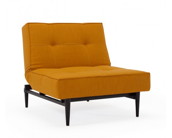 Folding armchair SPLITBACK STYLETTO orange