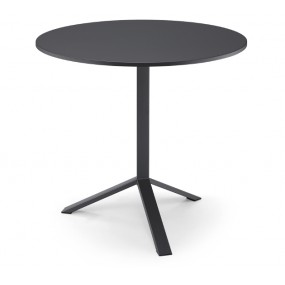 Celokovový stôl SQUARE so sklopnou doskou, výška 107 cm