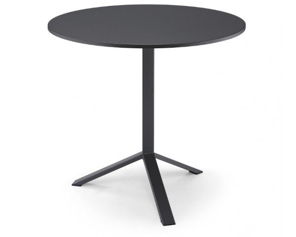 Celokovový okrúhly stôl SQUARE, výška 107 cm