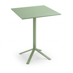 All-metal square table SQUARE, height 73 cm