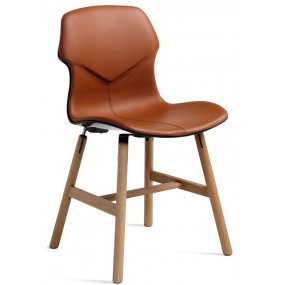 Chair STEREO WOOD upholstered