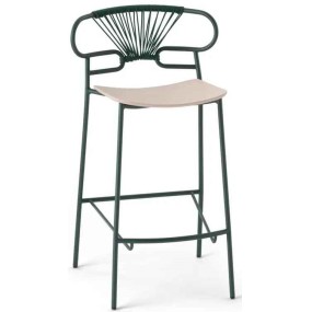 Bar stool GENOA STOOL MET CROSS