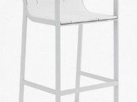 Barová židle FLAT s vysokou opěrkou a područkami - 3