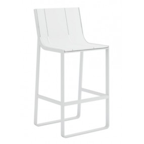 Barová židle FLAT s vysokou opěrkou