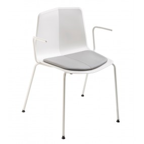 Plastic chair with armrests STRATOS 1110