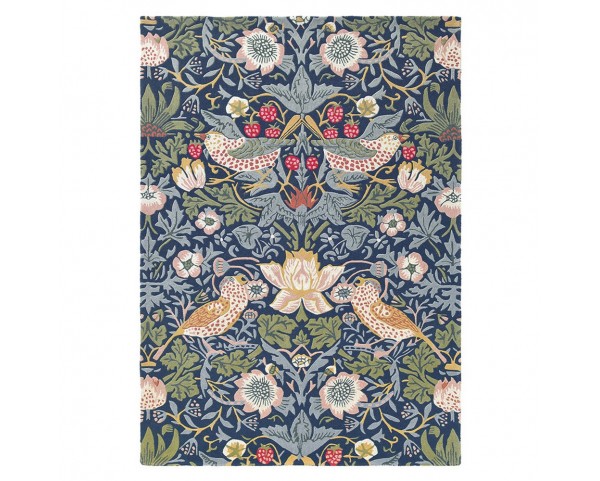 Carpet Morris & Co, Strawberry thief, indigo 027708 - 200x280 cm