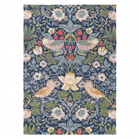 Carpet Morris & Co, Strawberry thief, indigo 027708 - 170x240 cm