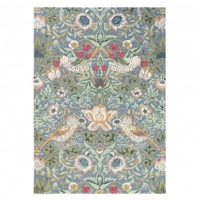 Carpet Morris & Co, Strawberry thief slate 027718 - 140x200 cm