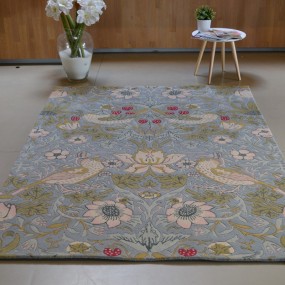 Carpet Morris & Co, Strawberry thief slate 027718 - 200x280 cm