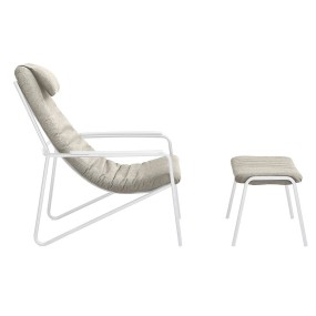 CALMA armchair and footstool set - SALE
