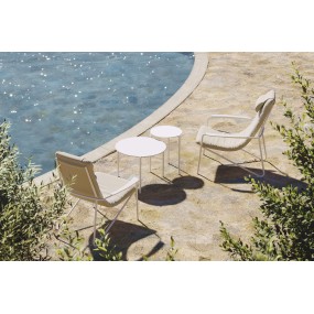 Set of 3 white tables PAUSA - SALE