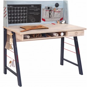 Student writing table TRIO small with extension