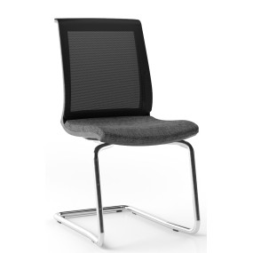 Jednací židle EVA SUA020 s černým rámem