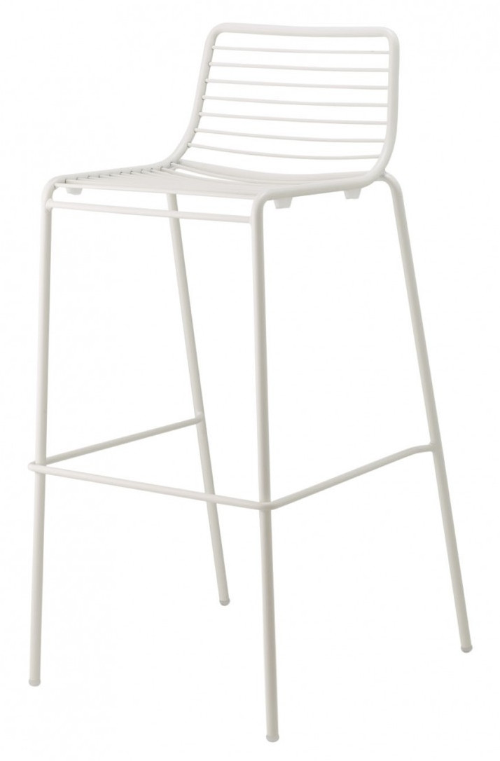 Levně SCAB - Barová židle SUMMER vysoká - bílá