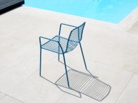 Židle SUMMER s područkami - bílá - 3