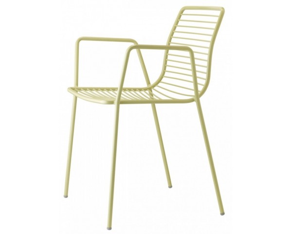 SUMMER chair with armrests - green