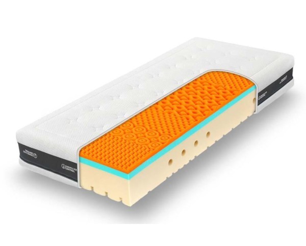 Comfortable anti-allergenic mattress with memory foam SUPER FOX VISCO