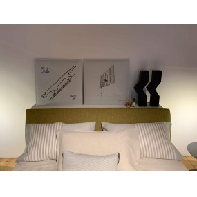Wall-mounted acoustic panel SNOWSOUND ART- GIO PONTI