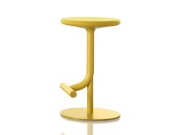 Barová stolička TIBU s piestom, čalúnená - 3