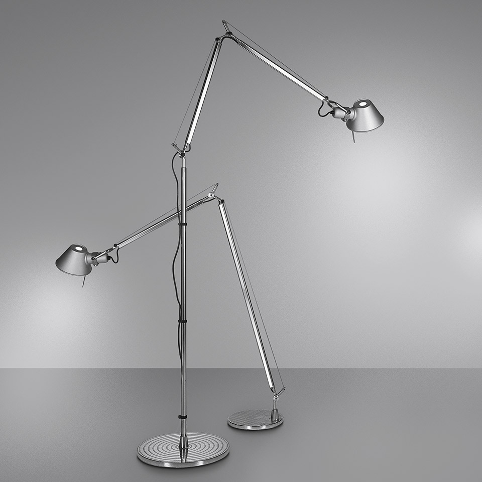 Levně ARTEMIDE - Stojací lampa Tolomeo Floor LED