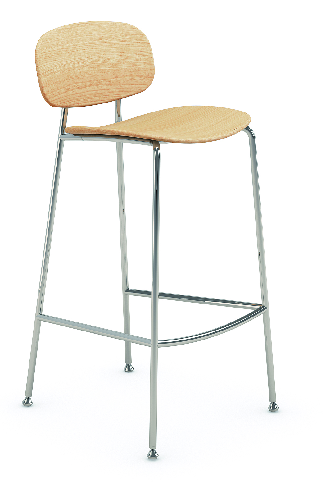 Levně INFINITI - Barová židle TONDINA - dřevěná