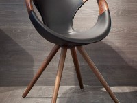 Židle UP SOFT TOUCH s dřevěnými područkami - 2