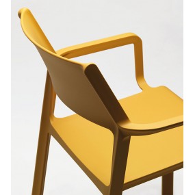 TRILL chair mustard yellow