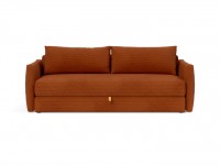 Folding sofa TRIPI U - orange CORDUROY - 3
