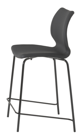 Levně Et al - Barová židle UNI 378b-m čalouněná - výška 66 cm