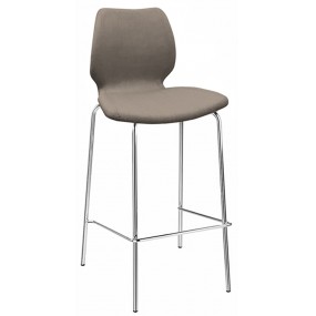 Barová židle UNI 378M čalouněná - výška 77 cm