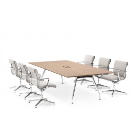 UNITABLE MEETING table - depth 120 cm (length 2 - 5 m)
