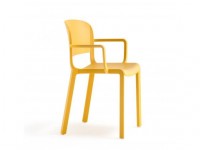 Chair with armrests DOME 265 DS - yellow - 3
