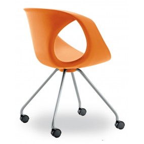 UP SOFT TOUCH chair with wheels